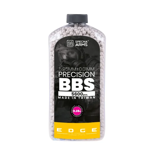 28g Specna Arms EDGE ULTRA™ - 5600 szt - białe - butelka
