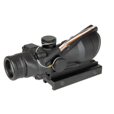 asgbox.pl - Replika lunety AOG 4X32 ze światłowodem - czarna