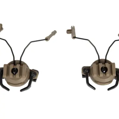 asgbox.pl - Montaż słuchawek do kasków FAST / Opscore (19-21mm) - tan