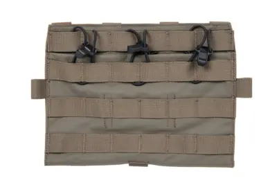 Panel Ładownica Ape Force Gear na 3 magazynki M4/M16 Flat Ranger Green - obrazek 2