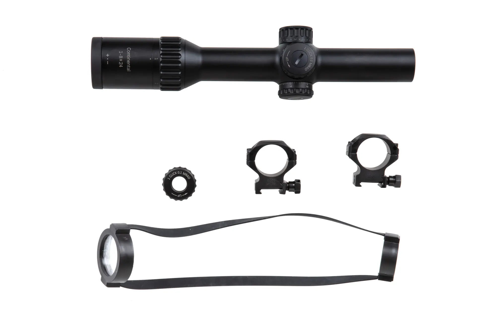 Luneta LPVO Vector Optics CONTINENTAL X8 1-8X24I ED FIBER Czarna VEC-10-043280-00 asgbox.pl Luneta LPVO Vector Optics CONTINENTAL X8 1-8X24I ED FIBER Czarna - obrazek 3