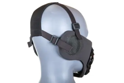 Maska Stalker EVO PLUS Fangs Ear Protection Szary - obrazek 2
