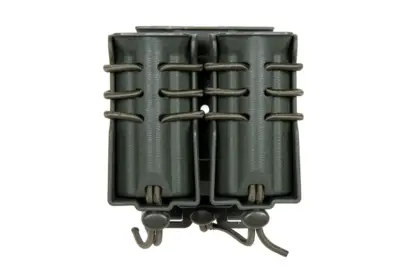 Ładownica na 2 magazynki 9mm i magazynek M4/M16 Wosport Urban Assault Quick Pull Oliwkowy - obrazek 2