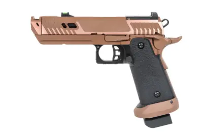 asgbox.pl - Pistolet ASG SRC Sahara Viper DUAL POWER z walizką transportową i magazynkiem green gas Flat Dark Earth