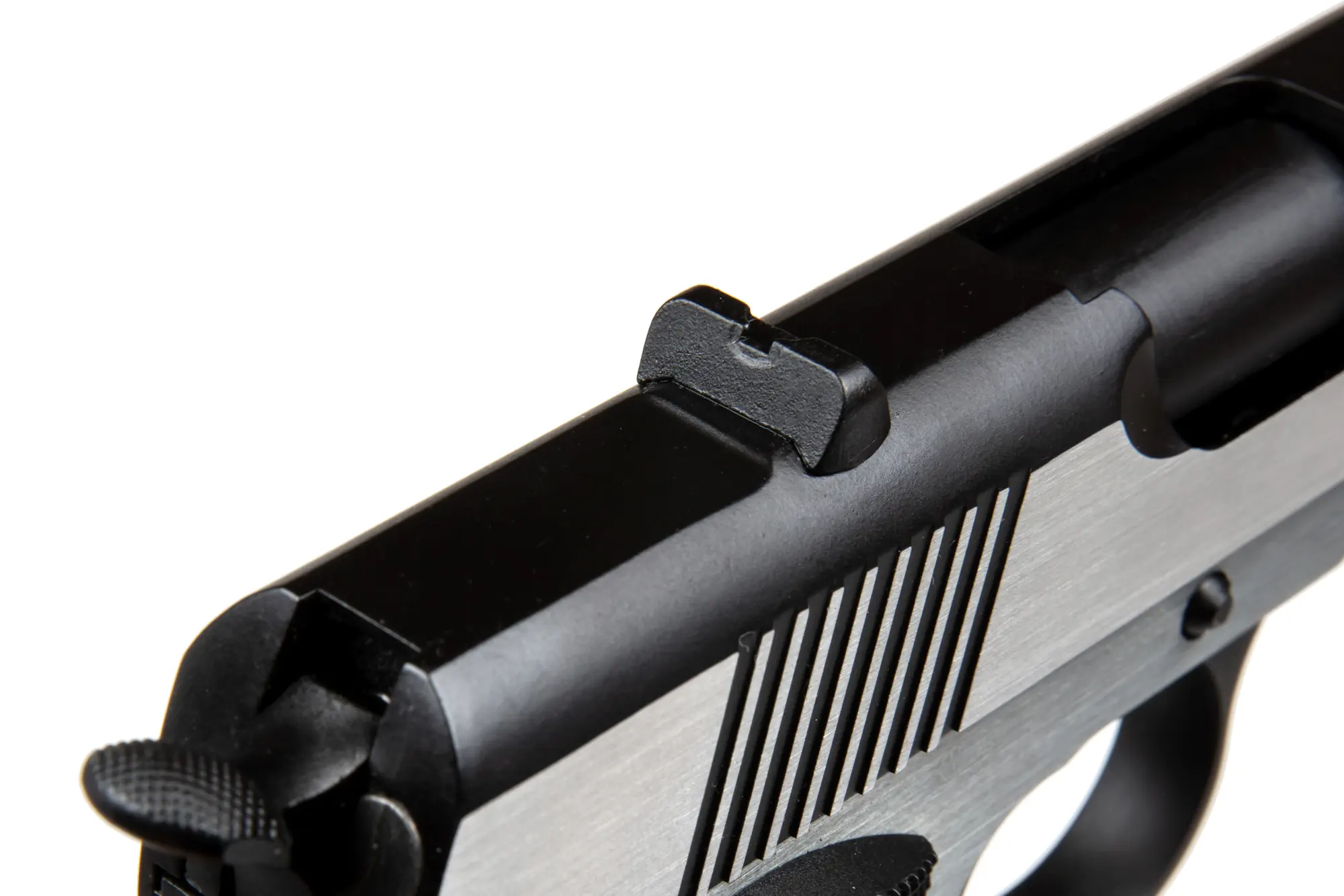 Replika pistoletu AM.45 (797) - Srebrny OD-G-DBY-02-036621-00 asgbox.pl Replika pistoletu AM.45 (797) - Srebrny - obrazek 3