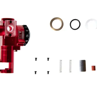 Alternative view of Aluminiowa komora hop-up CNC do CZ Scorpion Evo3 Czerwona