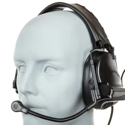 asgbox.pl - Taktyczny zestaw słuchawkowy Wosport C5 HD-14-A Czarny