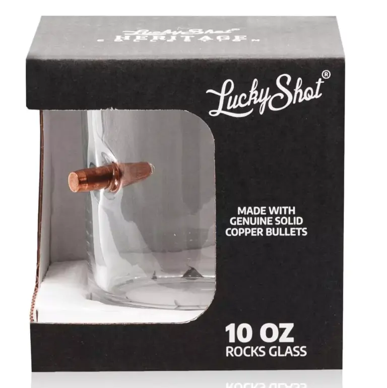 asgbox.pl - Szklanka do Whisky z nabojem .308