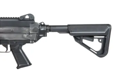 Karabin maszynowy ASG A&K MK 46 MOD 0 Battleworn Czarny - obrazek 3