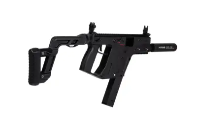Replika pistoletu maszynowego Krytac Kriss Vector z atrapą tłumika dźwięku Czarny - obrazek 5