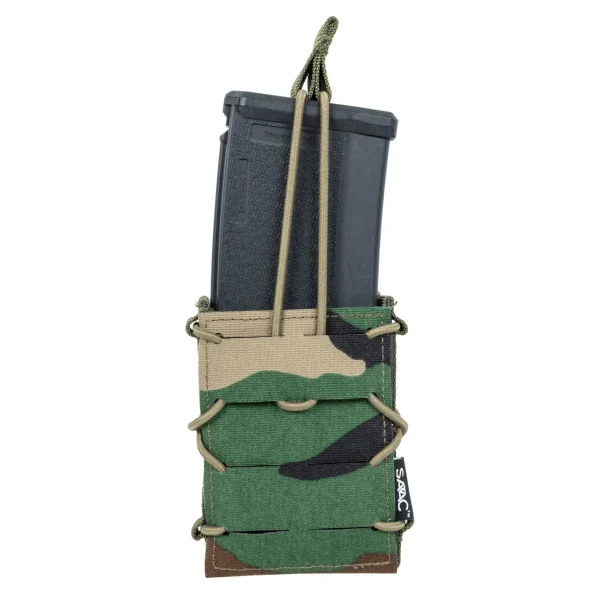 asgbox.pl - Pojedyncza ładownica typu Open Specna Arms Tactical na magazynki karabinowe Woodland