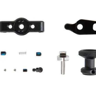 asgbox.pl - Powiększona dźwignia przeładowania typu 2 TTI Airsoft z selektorem zmiany ognia do AAP01 Czarna