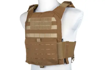 Kamizelka Taktyczna typu Plate Carrier Specna Arms Tactical Advanced Vest Tan - obrazek 2