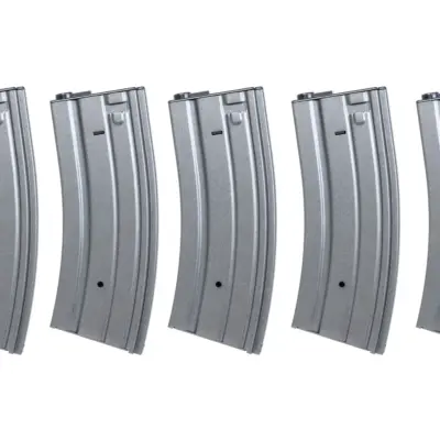 Alternative view of Zestaw 5 sztuk metalowych magazynków hi-cap 300 kulek Specna Arms Szary