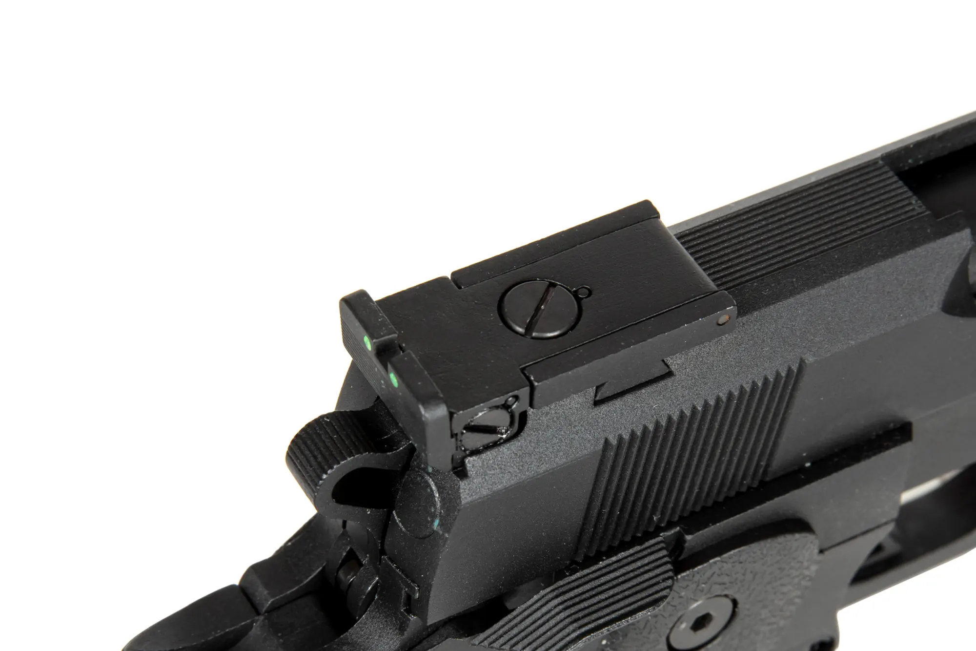 Replika pistoletu ELITE MK I 5.1" Green Gas - Czarny OD-G-SRC-02-034452-00 asgbox.pl Replika pistoletu ELITE MK I 5.1" Green Gas - Czarny - obrazek 2