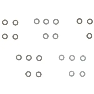 asgbox.pl - Zestaw stalowych podkładek Prometheus 0.1/0.15/0.2/0.3/0.5mm