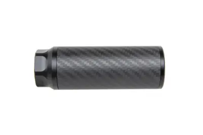 asgbox.pl - Karbonowy tłumik dźwięku Silverback Short 24mm CW Czarny