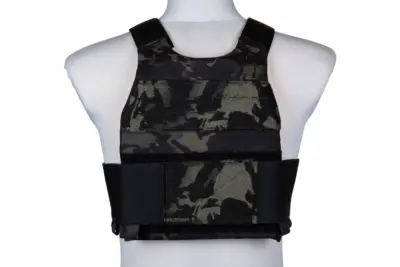Kamizelka taktyczna typu FCS wraz z panelem typu MK Chest Rig - MC Black - obrazek 2