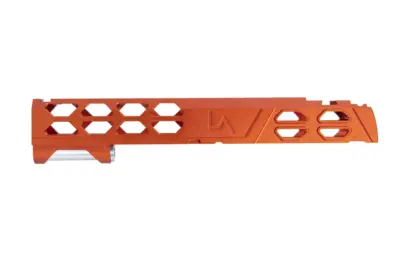Aluminiowy zamek LA Capa Customs VOID do replik TM Hi-Capa 5.1 Pomarańczowy - obrazek 2