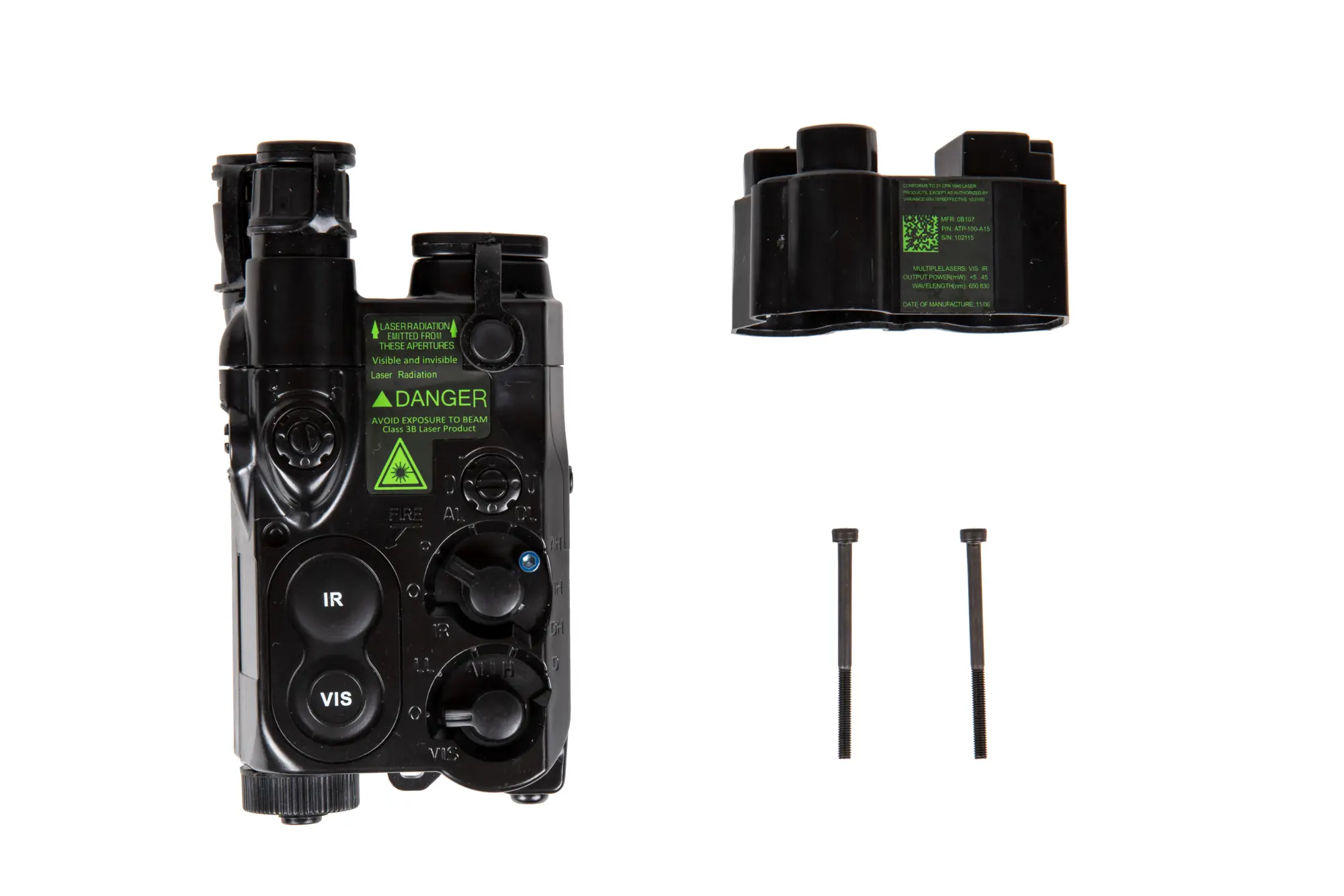 Pojemnik na akumulator typu AN/PEQ-16 - Czarny OD-G-SPE-06-036403-00 asgbox.pl asgbox.pl - Pojemnik na akumulator typu AN/PEQ-16 - Czarny