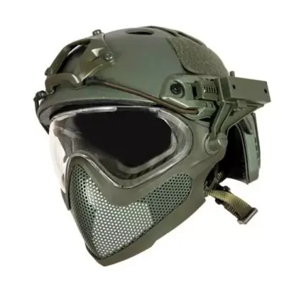 Alternative view of Replika hełmu FAST PJ Piloteer II - Oliwkowy