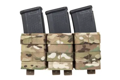 asgbox.pl - Potrójna otwarta ładownica na magazynki 7.62 mm Wosport MC