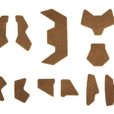 asgbox.pl - Zestaw rzepów do hełmu typu SHC - Tan