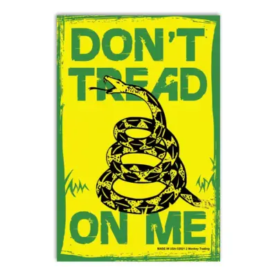 asgbox.pl - Naklejka - DON'T TREAD ON ME