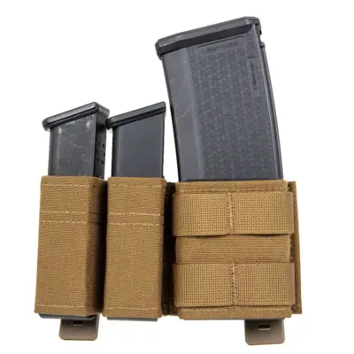 asgbox.pl - Podwójna ładownica na magazynki Wosport Combo Coyote Brown