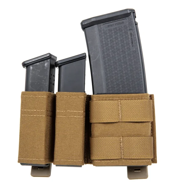 asgbox.pl - Podwójna ładownica na magazynki Wosport Combo Coyote Brown