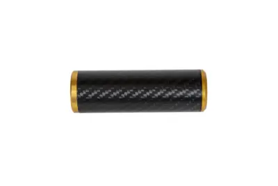 Karbonowy tłumik dźwięku 30x100mm - Złoty - obrazek 2
