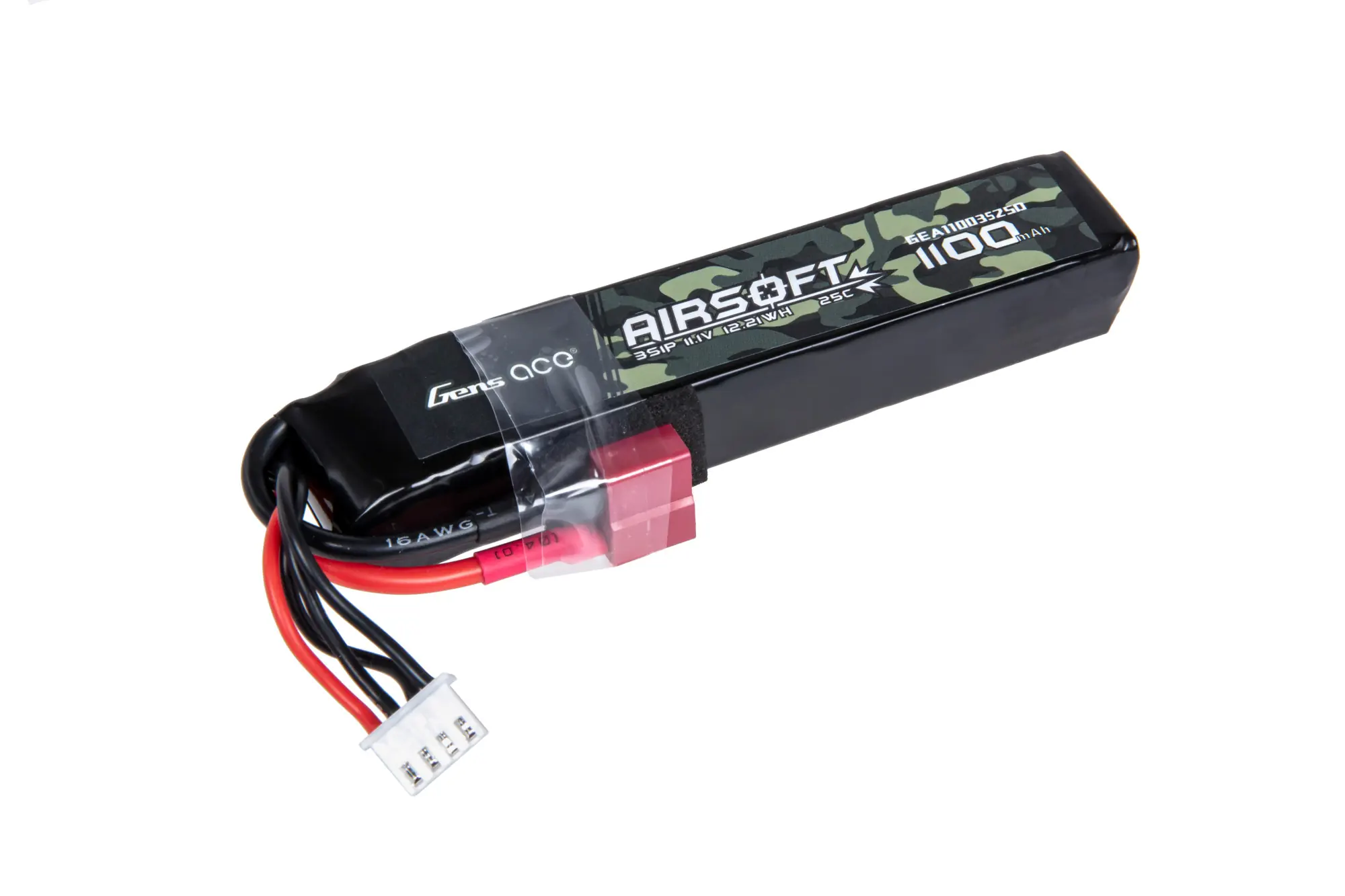 Akumulator Li-Po Gens Ace 25C 1100mAh 3S1P 11.1V Deans GEN-06-040557-00 asgbox.pl asgbox.pl - Akumulator Li-Po Gens Ace 25C 1100mAh 3S1P 11.1V Deans