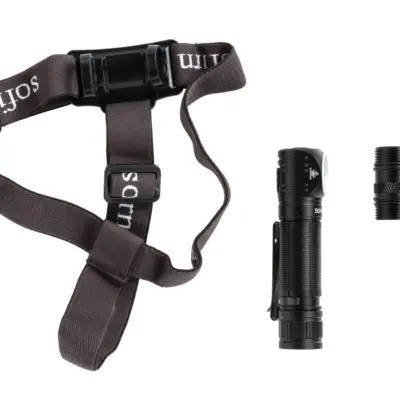 asgbox.pl - Latarka czołowa Sofirn HS40 z akumulatorem Czarna