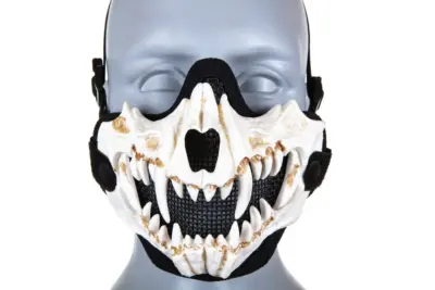 Maska Stalker Fangs Standard Biały - obrazek 2