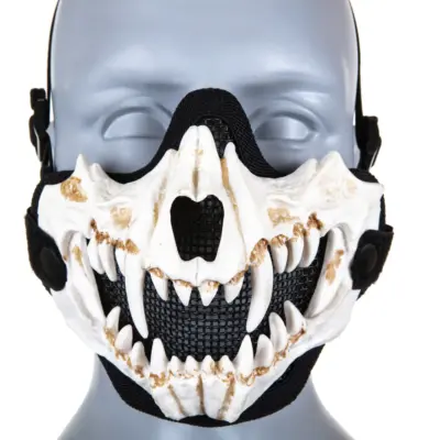 Alternative view of Maska Stalker Fangs Standard Biały