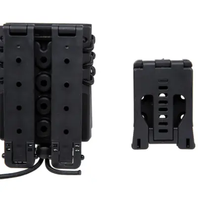 asgbox.pl - Ładownica na 2 magazynki M4/M16 Wosport Urban Assault Quick Pull Czarny