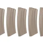 asgbox.pl - Zestaw 5 sztuk metalowych magazynków hi-cap 300 kulek Specna Arms Flat Dark Earth