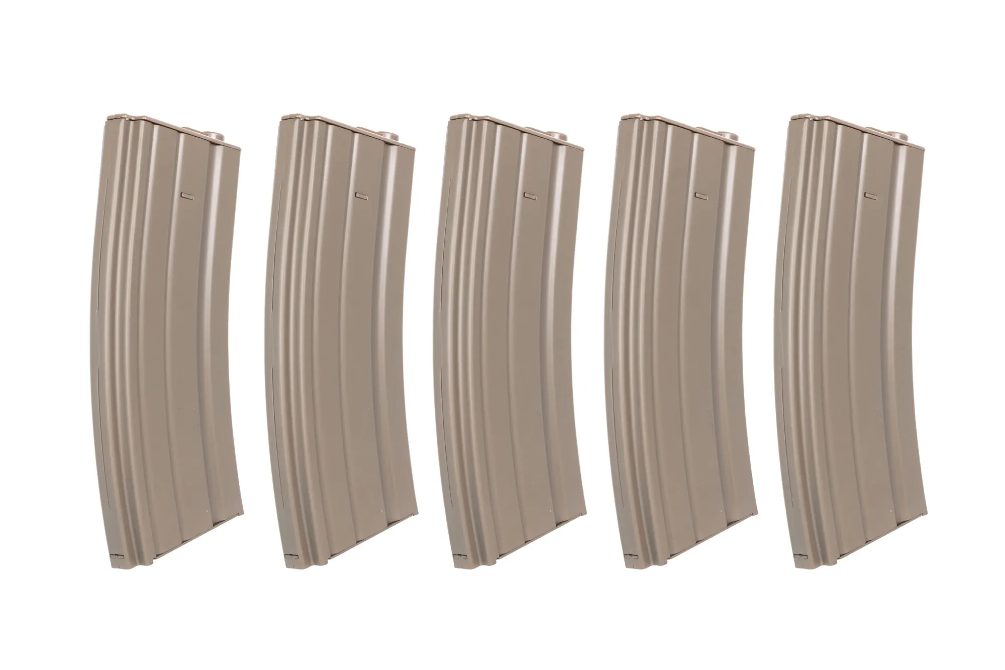 Zestaw 5 sztuk metalowych magazynków hi-cap 300 kulek Specna Arms Flat Dark Earth OD-G-SPE-05-046359-00 asgbox.pl asgbox.pl - Zestaw 5 sztuk metalowych magazynków hi-cap 300 kulek Specna Arms Flat Dark Earth