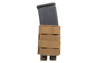 Pojedyncza ładownica na magazynek 5.56 mm Wosport Coyote Brown - obrazek 2