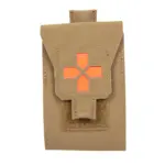 asgbox.pl - Mała przenośna apteczka zrywana IFAK Wosport BP-106R Coyote Brown