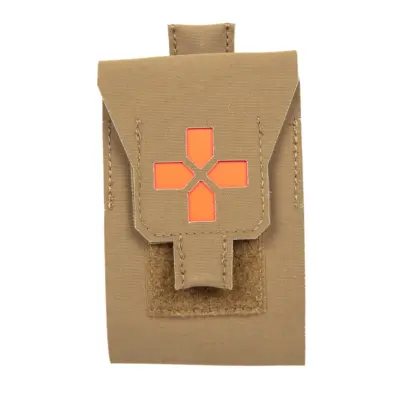 asgbox.pl - Mała przenośna apteczka zrywana IFAK Wosport BP-106R Coyote Brown