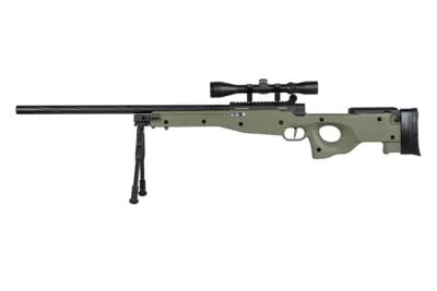 Replika karabinu snajperskiego Specna Arms SA-S11 EDGE™ z lunetą i dwójnogiem Oliwkowa - obrazek 3
