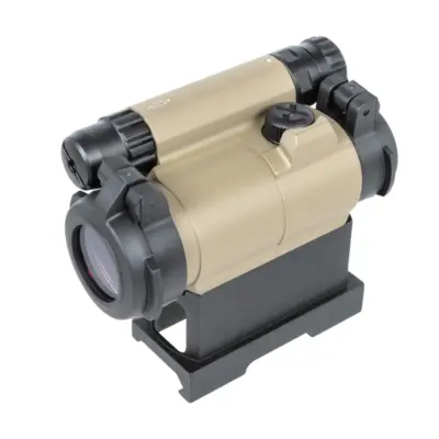 asgbox.pl - Kolimator JJ Airsoft M5 z montażem niskim/QD Tan