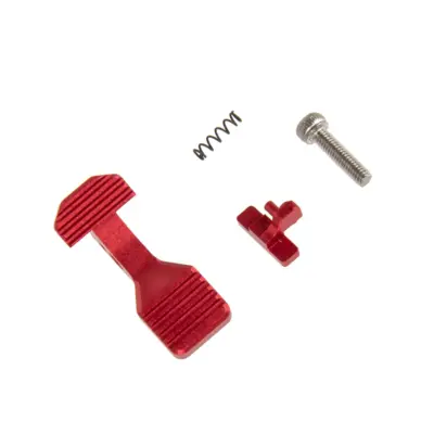 Wzmocniony Bolt Catch do replik M4/M16 AEG - Czerwony 5KU-09-037059-00 asgbox.pl
