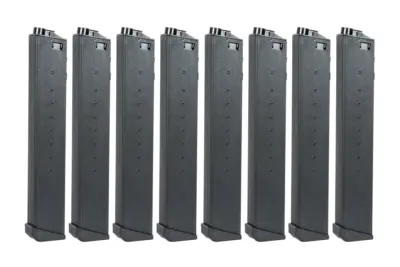 Magazynek hi-cap 330 kulek do replik PDW9 (zestaw 8 sztuk) - obrazek 3