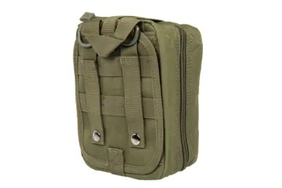 Apteczka zrywana Molle z naszywką Medyk GFC Tactical Oliwkowa - obrazek 2