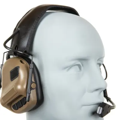 Alternative view of Taktyczny zestaw słuchawkowy Wosport HD-08 Gen. 5 Tan