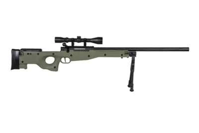 Replika karabinu snajperskiego Specna Arms SA-S11 EDGE™ z lunetą i dwójnogiem Oliwkowa - obrazek 4