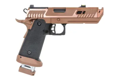 Pistolet ASG SRC Sahara Viper DUAL POWER z walizką transportową i magazynkiem CO2 Flat Dark Earth - obrazek 3