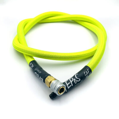 EPeS HPA S a F Braided Hose, 115cm, QD Foster - Neon Green